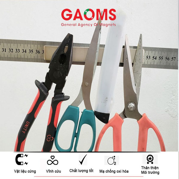 Ứng dụng nam châm thanh hình chữ nhật mua ở GAOMS
